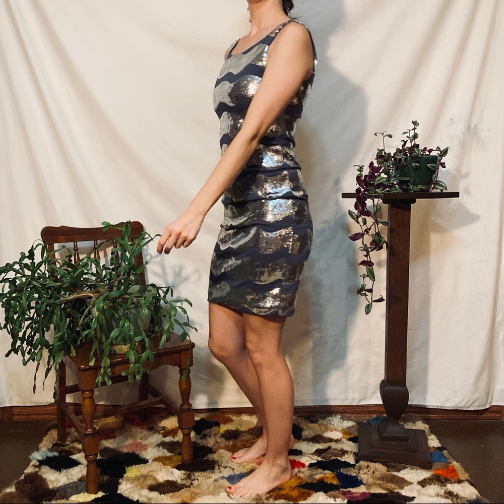 Sequin Cocktail Dress - Picture 6 of 11